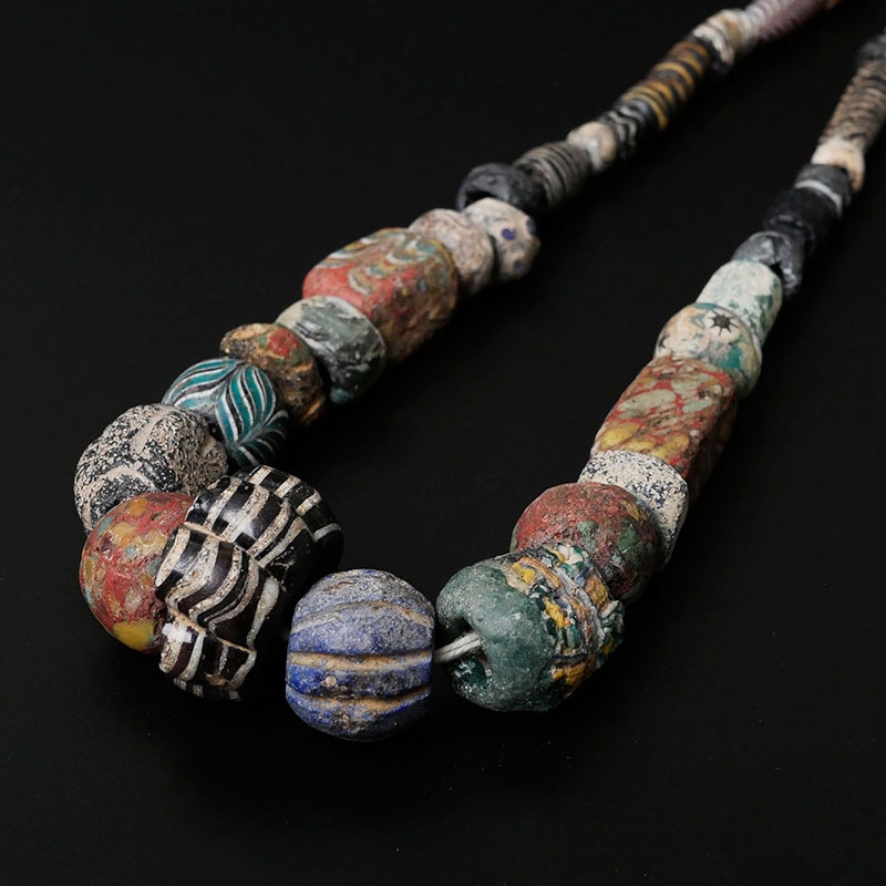 中国アンティークビーズ イスラムビーズ 一連【Ancient Islamic Beads】｜マライカ公式通販