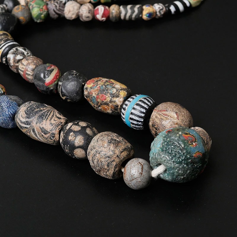 イスラムビーズ一連 【Ancient Islamic Beads】｜マライカ公式通販