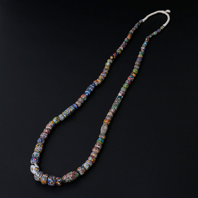 アンティーク　 トレードビーズネックレス 241029-39.jpg