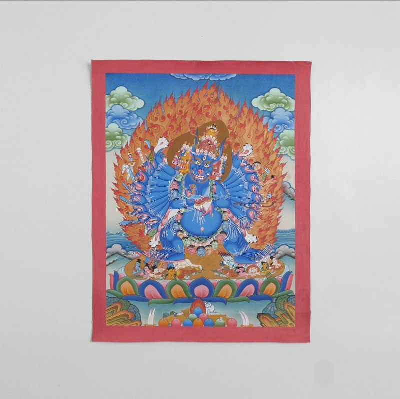 タンカ　45.5cm×35.5cm