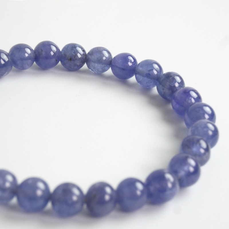 タンザナイト丸玉ブレスレット 7.5mm｜マライカ公式通販