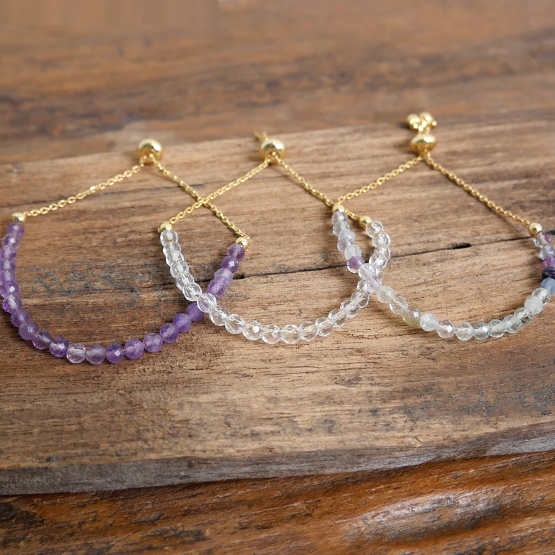 パワーストーン小粒ブレスレット【メール便可】