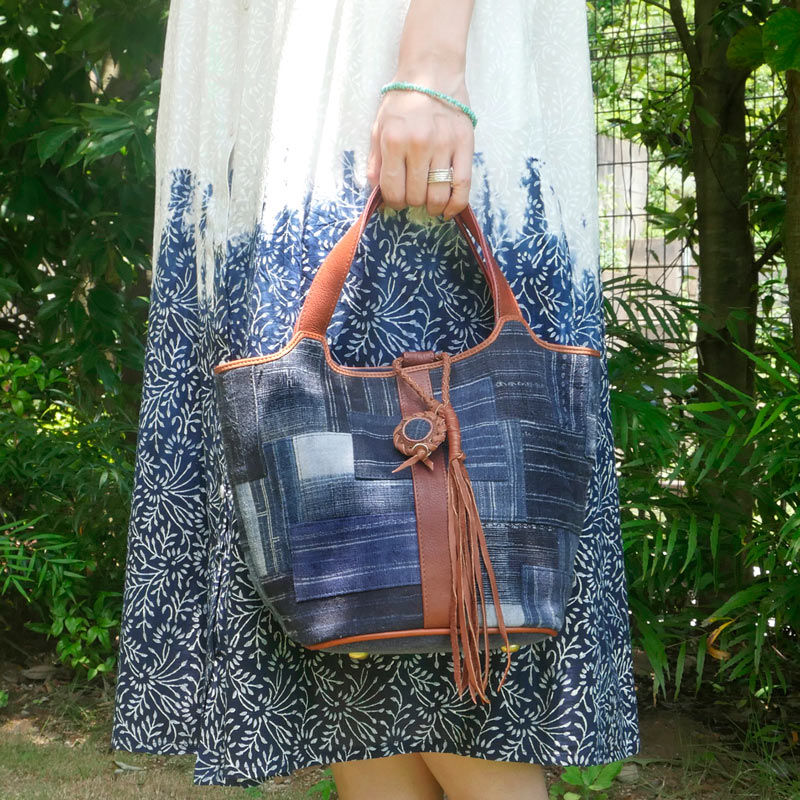 モン族ろうけつ染め3way bag｜マライカ公式通販