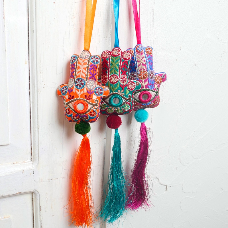 刺繍ハムサ【メール便可】｜マライカ公式通販