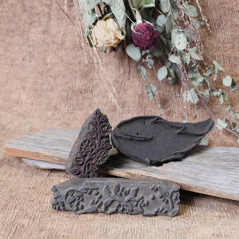 インド ブロックプリント ウッドブロック 木版 インド ブロックプリント ウッドブロック スタンプ