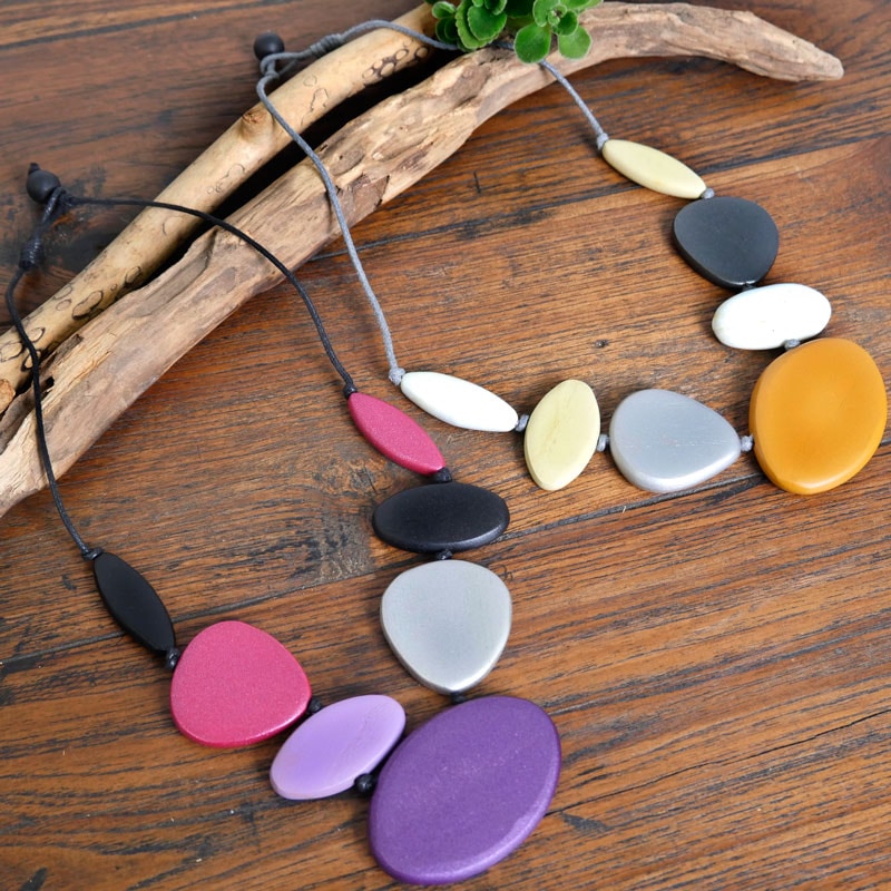 ウッドネックレス【メール便可】