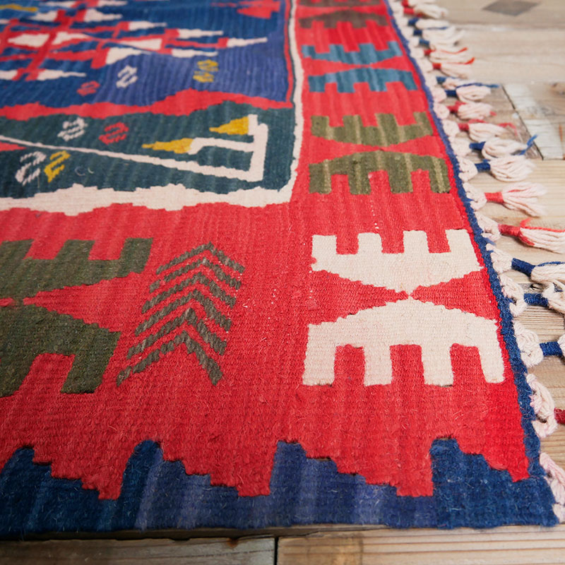 トルコ カイセリキリム 150cm×238cm ラグ・マット トルコ｜マライカ