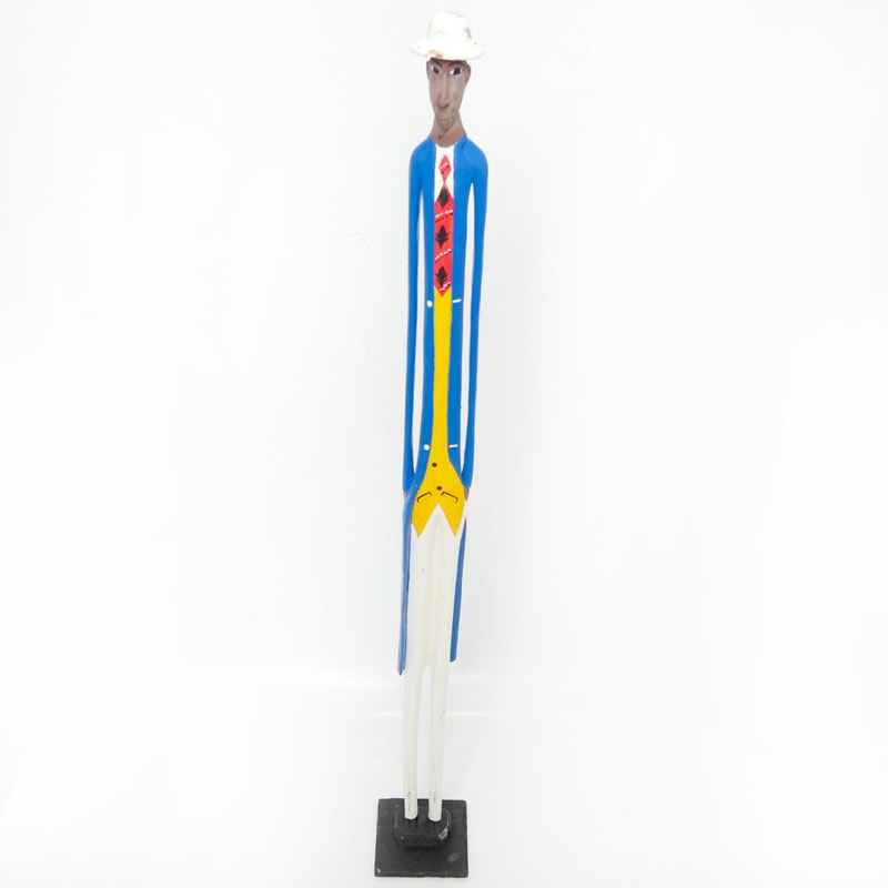 コロン人形 ビジネスマン 100cm【別途送料1000円】 ガーナ｜マライカ