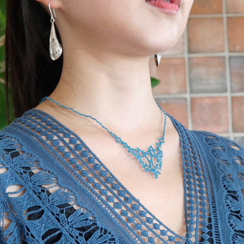 タティングレースネックレス【メール便可】