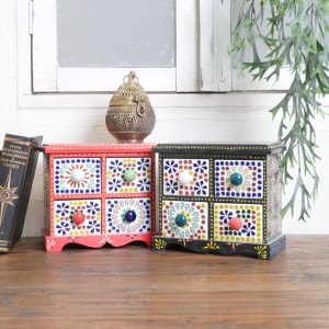 ペイントモザイクキャビネット(大)｜マライカ公式通販