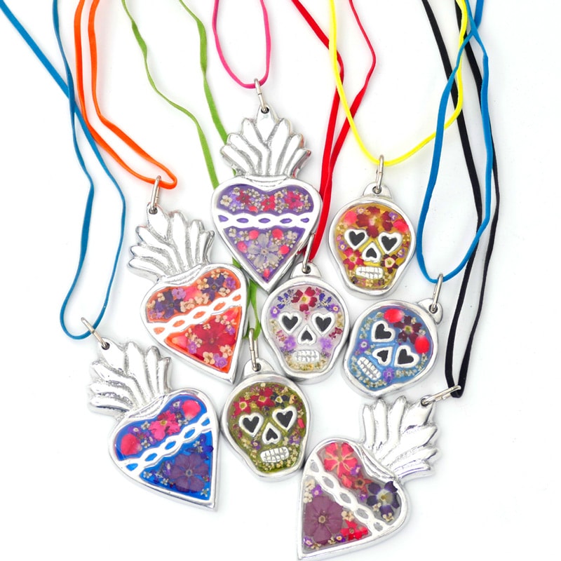 メキシコモチーフネックレス【メール便可】