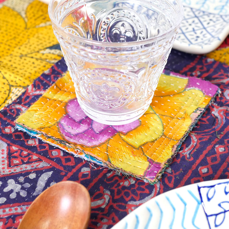 グドゥリーコースター　ラリーキルト　５枚セット【メール便可】