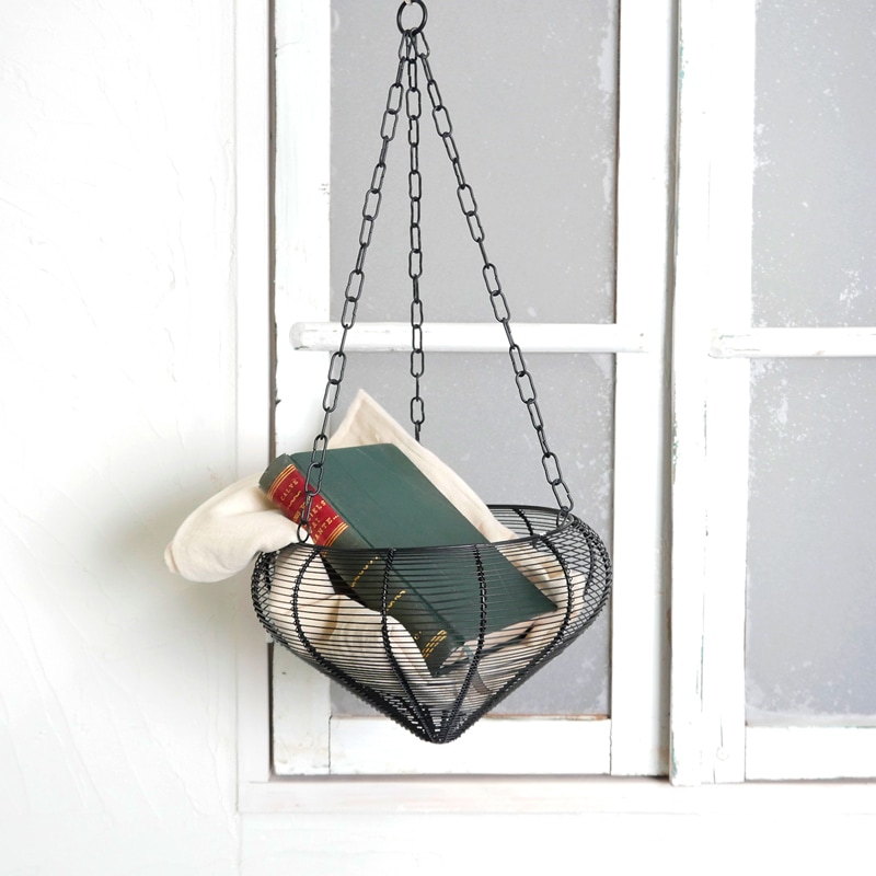 ワイヤー吊るしかご　Lサイズ