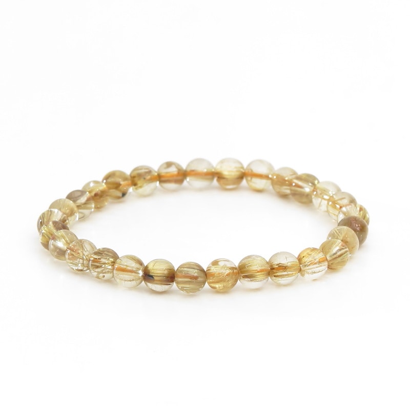 タイチンルチルプレミアAAAAグレードブレスレット6mm