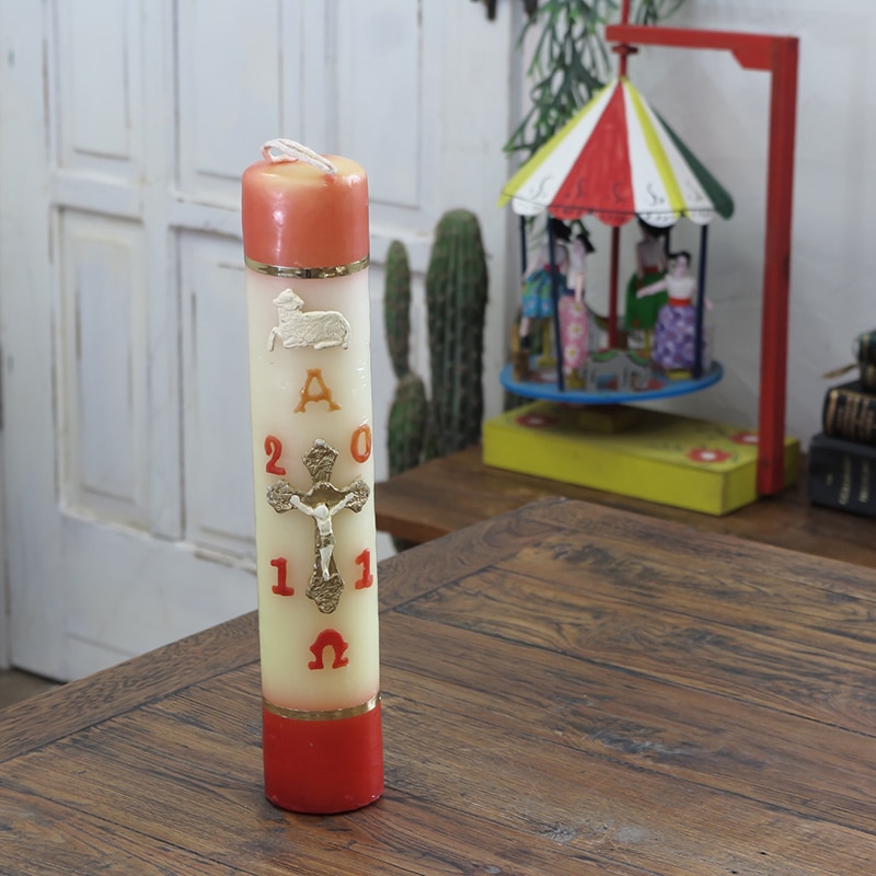 メキシコ教会キャンドル イエス・キリスト（L）