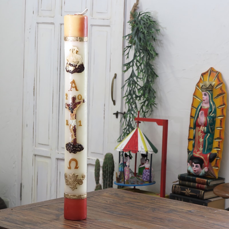 メキシコ教会キャンドル イエス・キリスト（XXL）｜マライカ公式通販