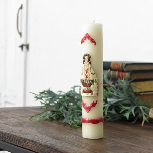メキシコ教会キャンドル フキーラの聖母（M）｜マライカ公式通販