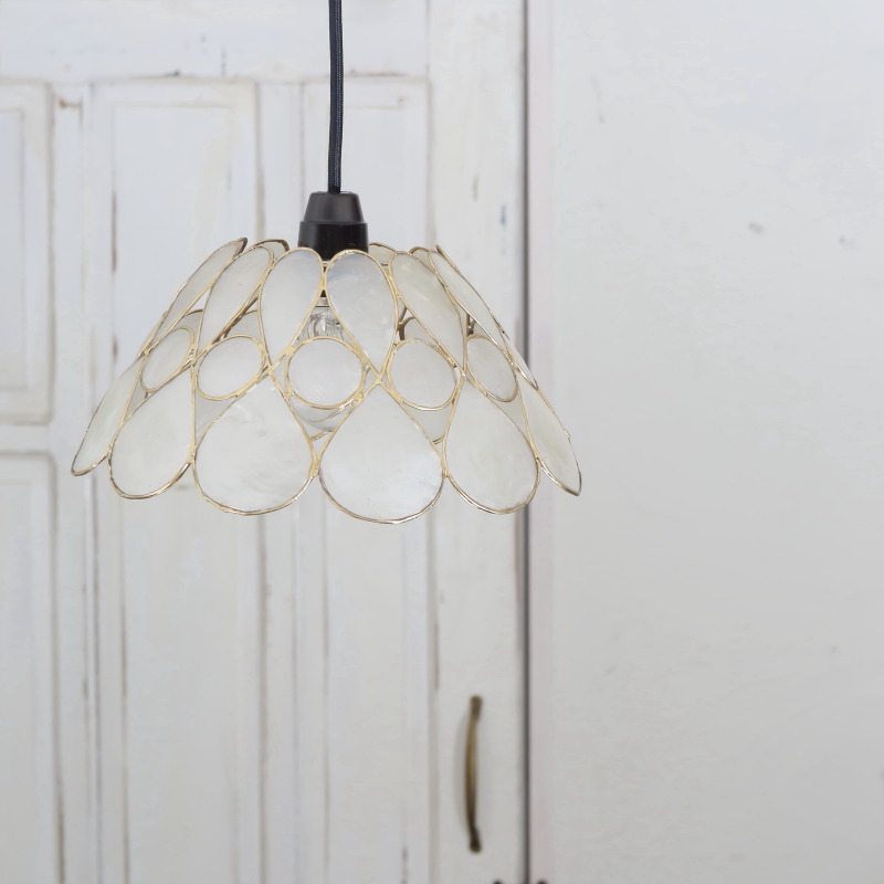 カピスシェル　ペンダントランプ　ランプシェード