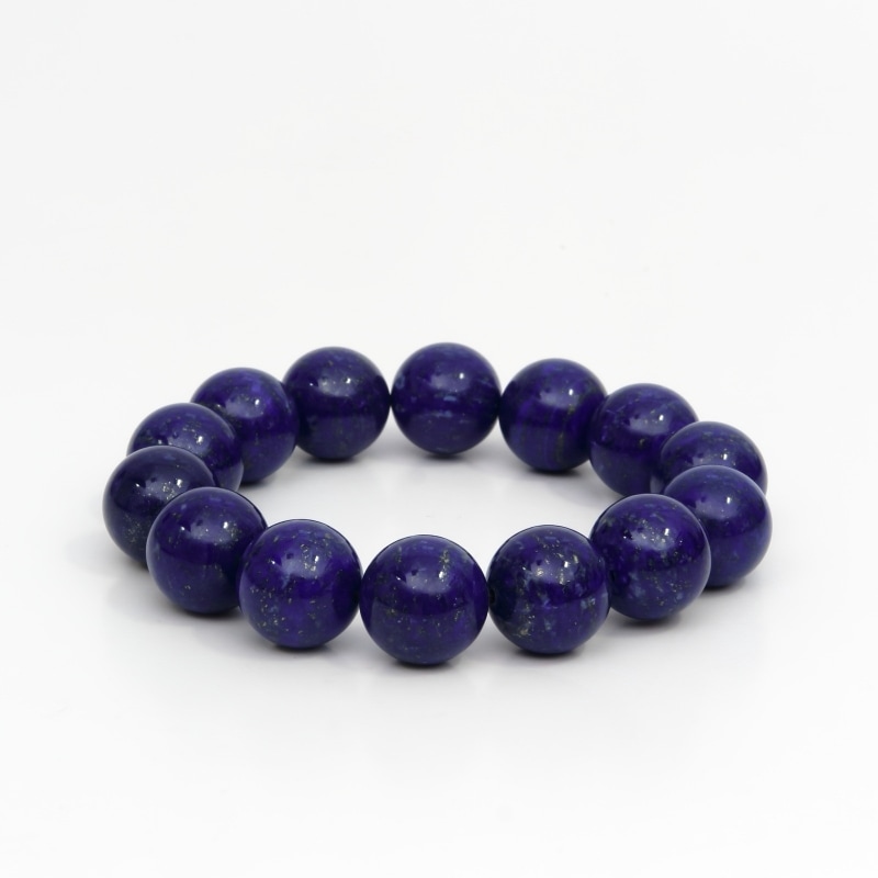 ラピスラズリ丸玉ブレスレット 12mm｜マライカ公式通販