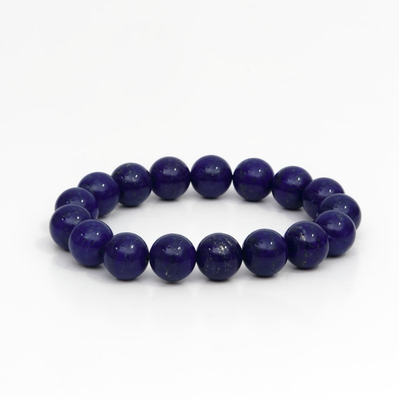 ラピスラズリ丸玉ブレスレット　12mm