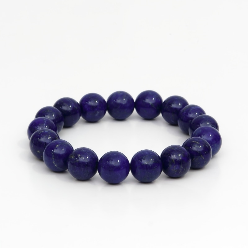 ラピスラズリ丸玉ブレスレット　12mm