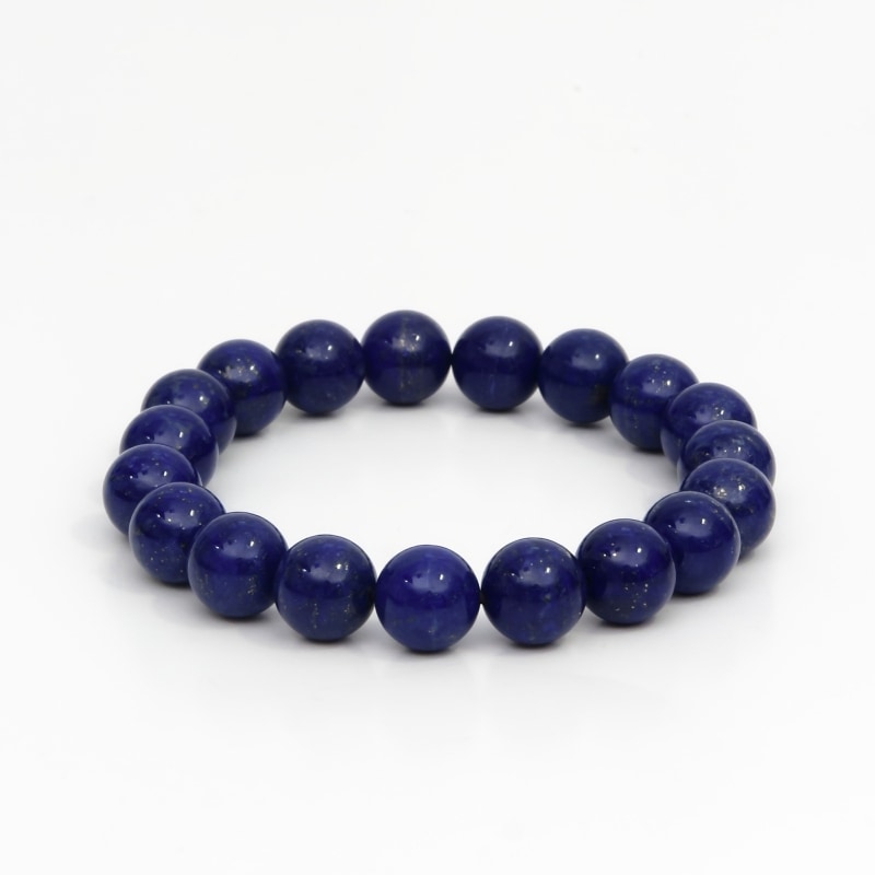 ラピスラズリ丸玉ブレスレット　10mm
