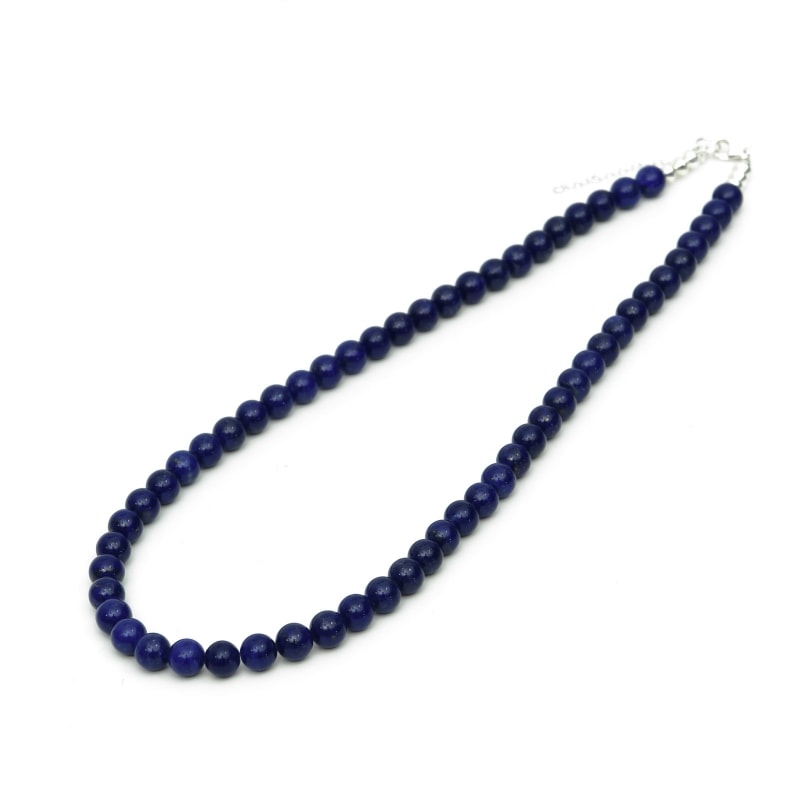 ラピスラズリ丸玉ネックレス 8mm｜マライカ公式通販