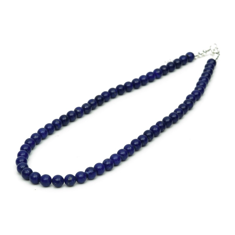 ラピスラズリ丸玉ネックレス 8mm