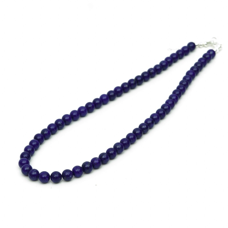 ラピスラズリ丸玉ネックレス 8mm｜マライカ公式通販
