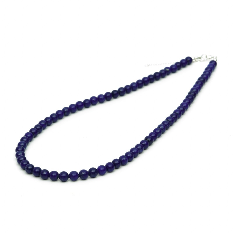 ラピスラズリ丸玉ネックレス 8mm｜マライカ公式通販