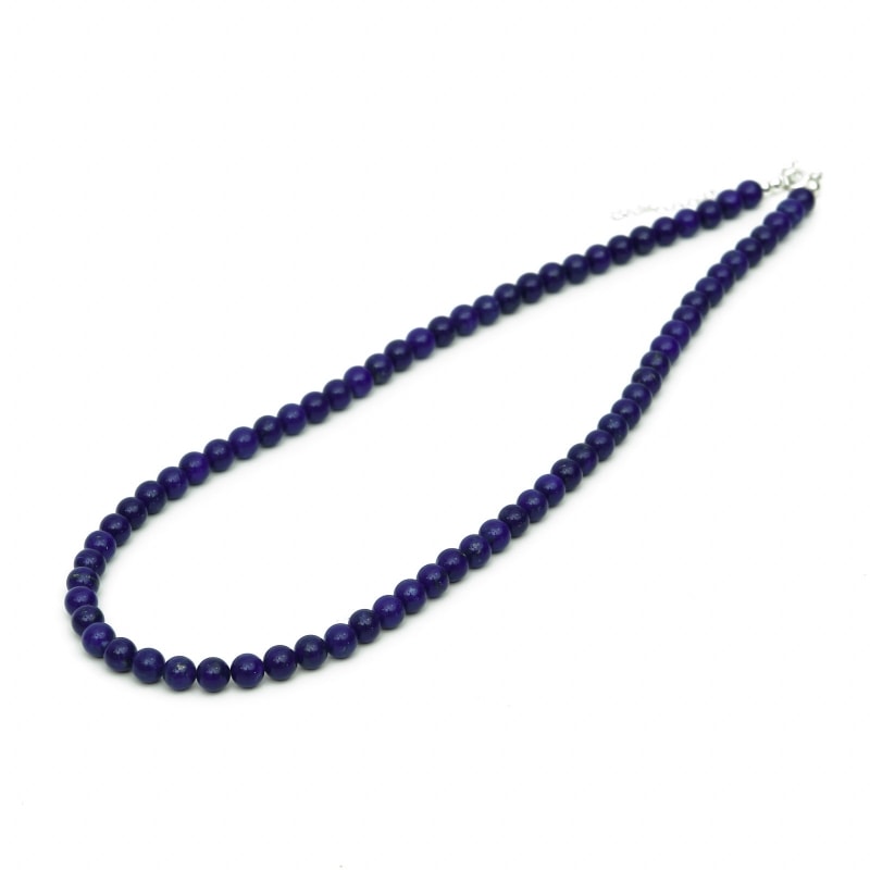 ラピスラズリ丸玉ネックレス 8mm｜マライカ公式通販