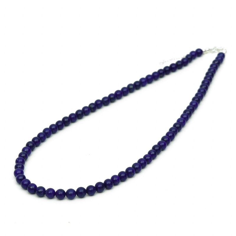 ラピスラズリ丸玉ネックレス 6mm