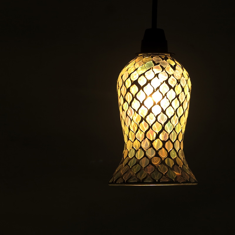 ガラスモザイクランプ