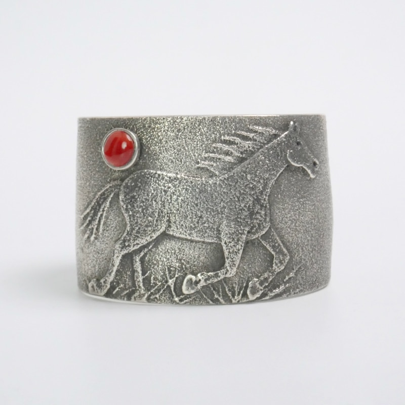 143mm フィランダービゲイ コーラル×トゥファキャスト バングル