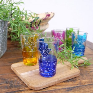 ハンドペインティングのガラスグラス2個セット 0000000347403_4gcklWm.jpg