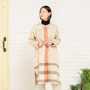 【本日21時迄 ラスト1枚】野蚕タッサーシルク・インドパンツ 高身長 接触冷感ライトチノワイドパンツ（トールサイズ） 通販