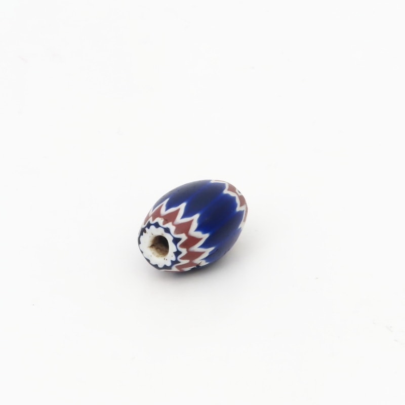 6層シェブロンビーズ　中玉　【Antique Venetian 6 Layer Chevron Beads】