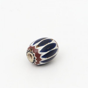 6層シェブロンビーズ 大玉 【Antique Venetian 6 Layer Chevron Beads
