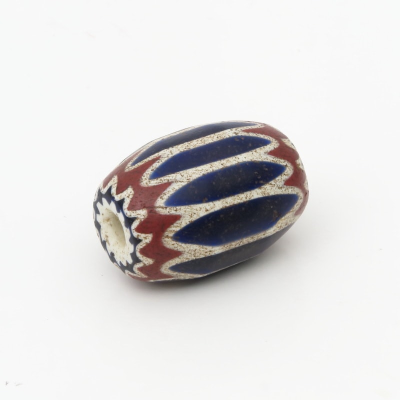 6層シェブロンビーズ 特大玉 【Antique Venetian 6 Layer Chevron