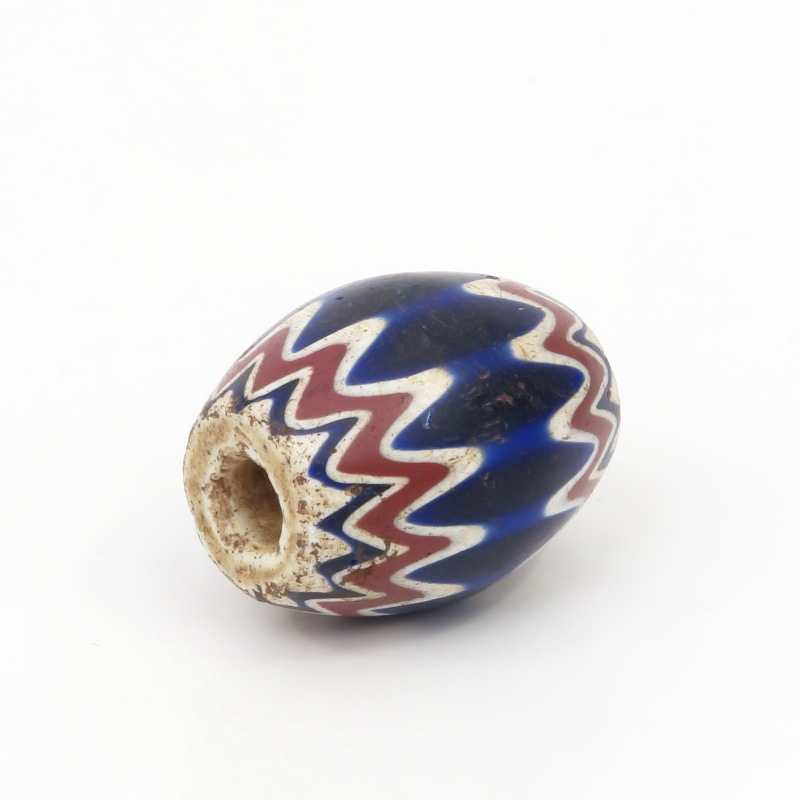 6層シェブロンビーズ 特大玉 【Antique Venetian 6 Layer Chevron