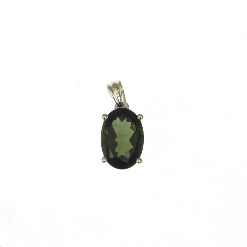 カットモルダバイト シルバーペンダント｜マライカ公式通販