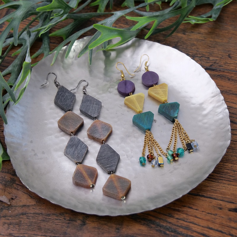 バッファローホーンロングピアス【メール便可】