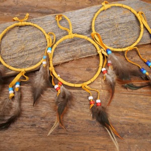 鹿の角のドリームキャッチャー ハンドメイド】天然 鹿角 ドリームキャッチャー - メルカリ