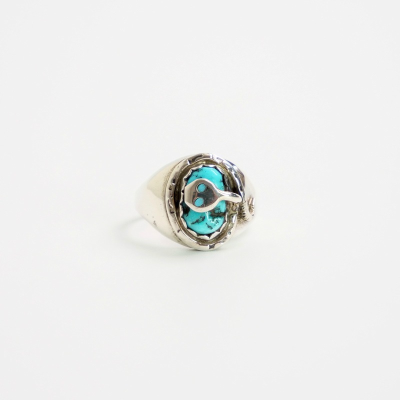 23号 エフィーカラバサ ターコイズ スネークリング|マライカ公式通販