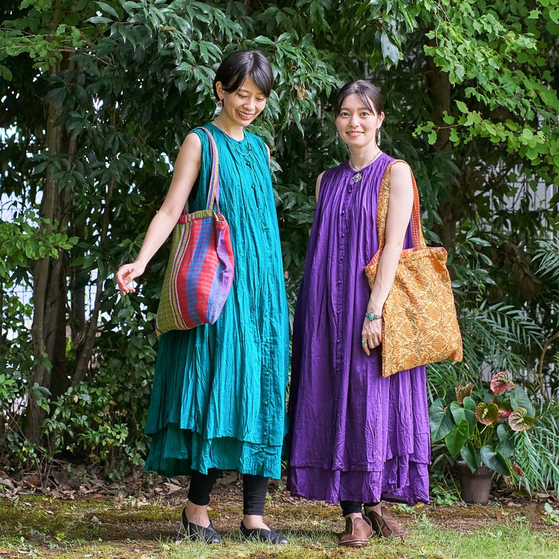 コットンレイヤーノースリーブワンピース 123cm｜マライカ公式通販