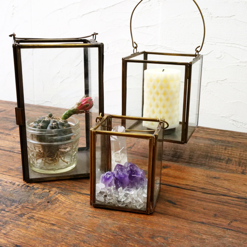 ブラスフレーム キャンドルホルダー(S、L)｜マライカ公式通販