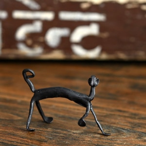 ロートアイアン アニマル 16頭セット ブラック アジアン雑貨 バスタルアイアンアニマルフィギュア サル｜マライカ公式通販