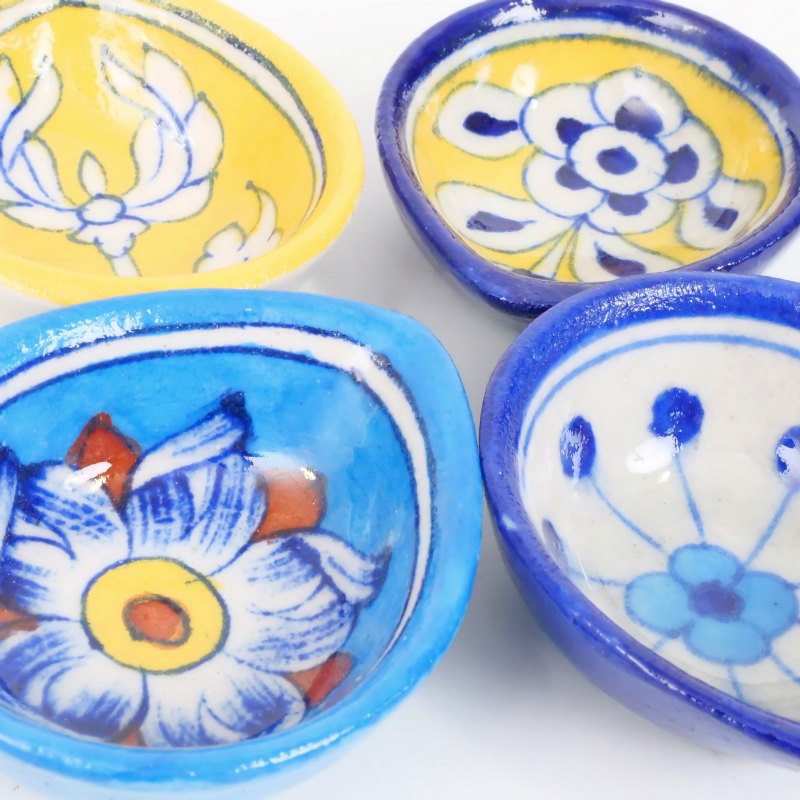 ブルーポタリー香皿｜マライカ公式通販