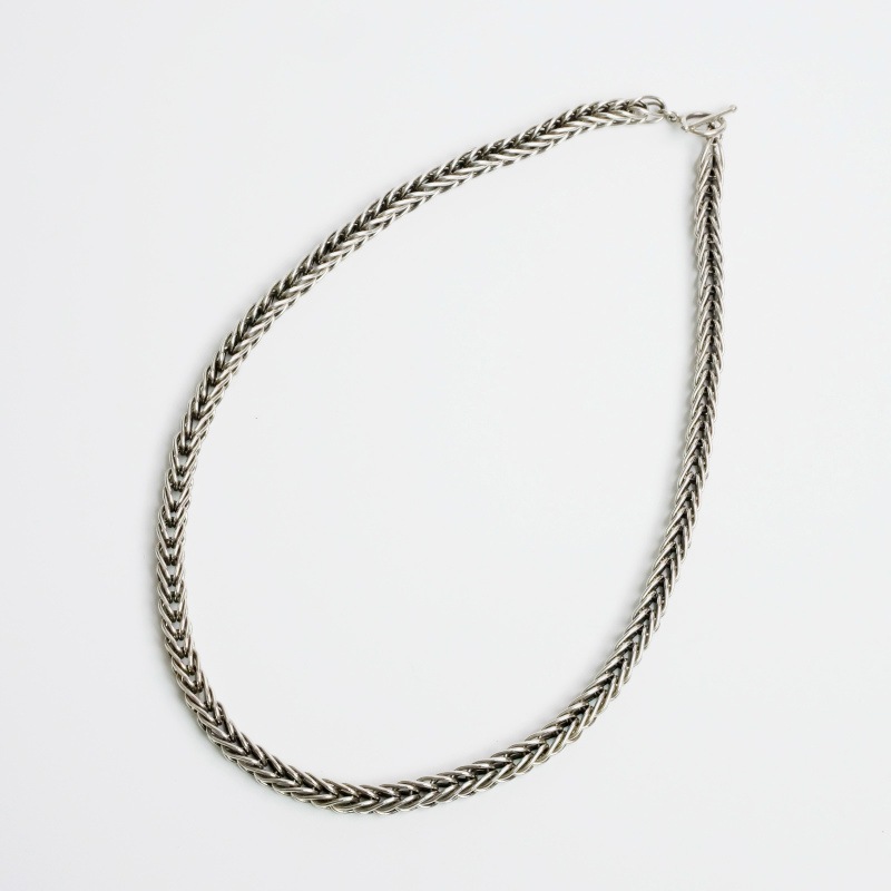 60cm スティーブアルビソ ダブルマネーチェーンM ネックレス｜マライカ