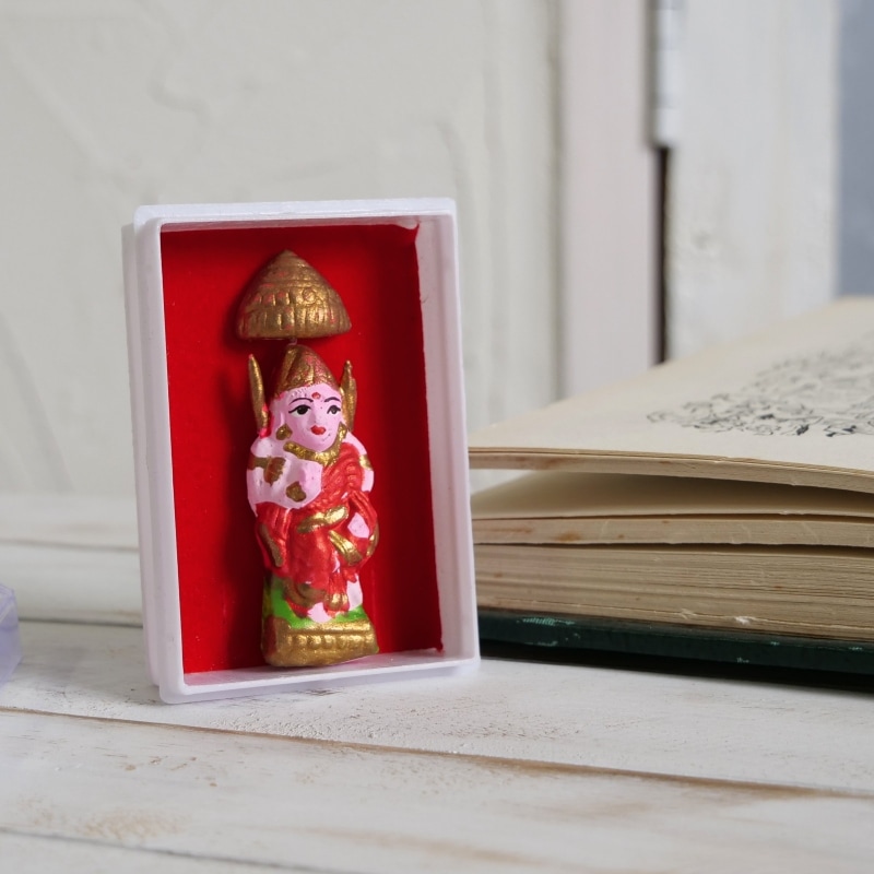 ヒンドゥー教神様　クレイミニラクシュミ　【メール便可】